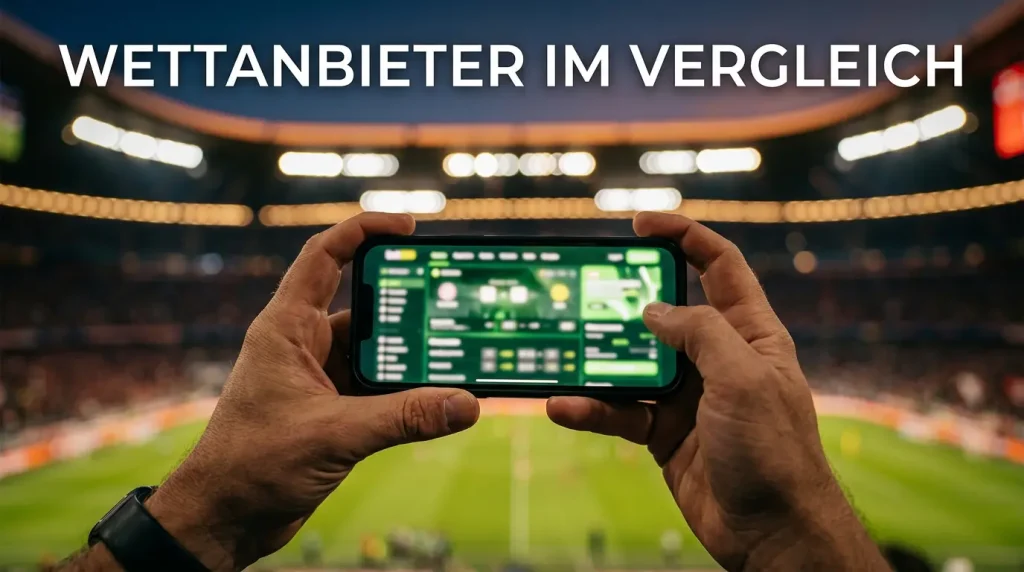Datenbasierter Vergleich von Fußball-Wettanbietern nach Quoten, Märkten und Lizenz