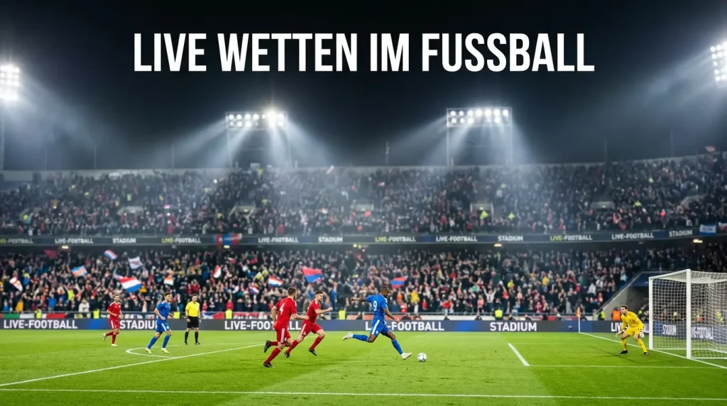 Live Wetten im Fußball mit Echtzeit-Quoten und In-Play-Analyse