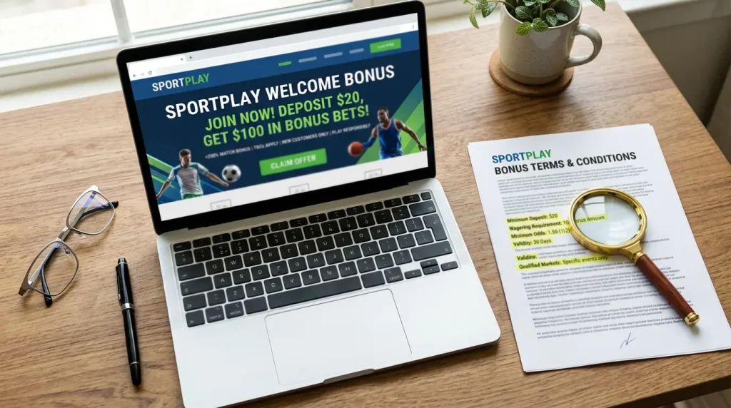 Sportwetten-Bonusarten im Vergleich mit Umsatzbedingungen und Bewertungskriterien